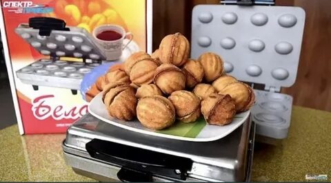 Орешки в вафельнице