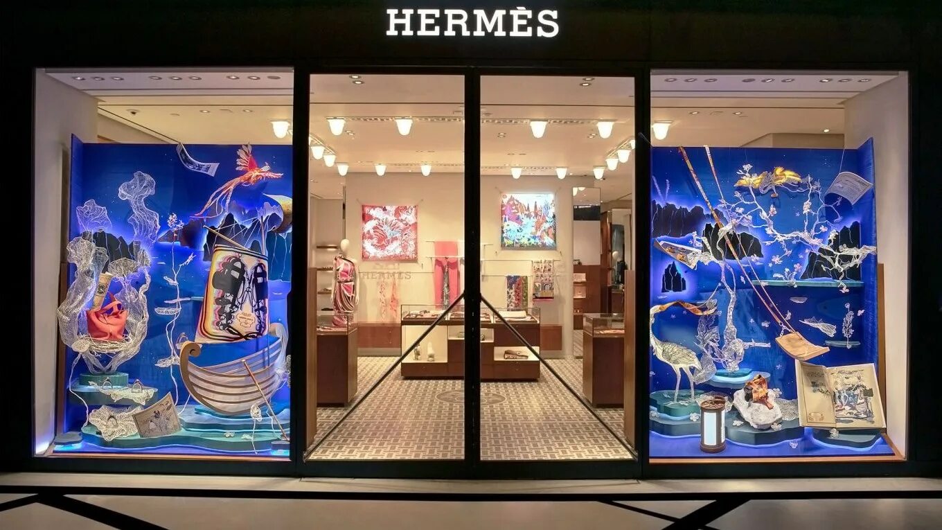Xp display. Window display 1 содщк. art display. новый павильон для hermès на часовой ярмарке в базеле..