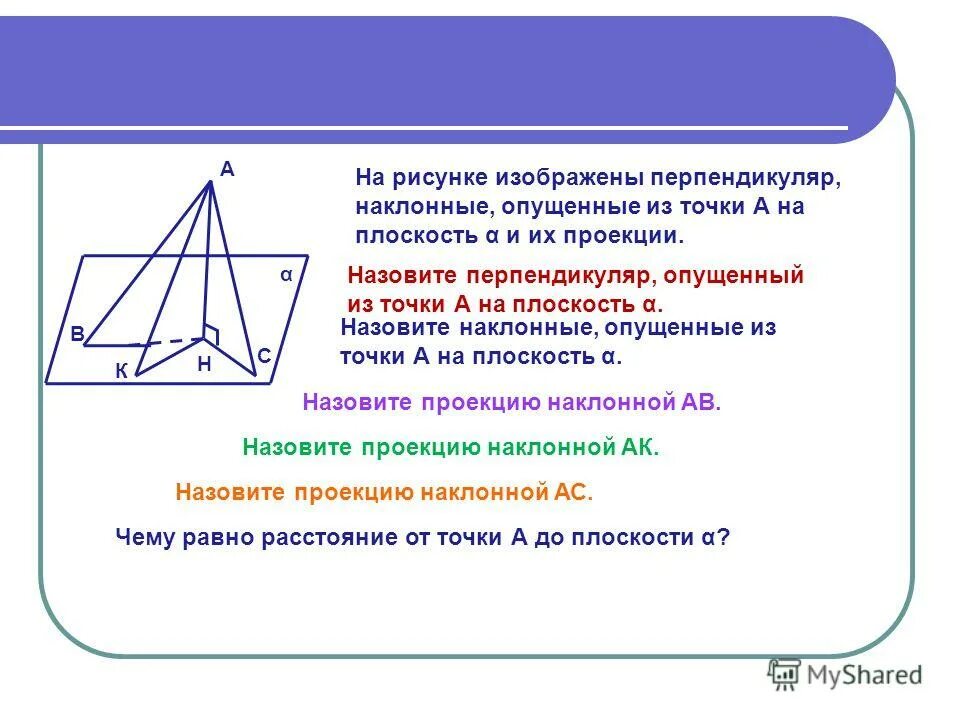 Наклонная и проекция наклонной. Проекция это отрезок соединяющий. Проекция это отрезок соединяющий. Проецирование отрезка прямой. Проекция это отрезок соединяющий.