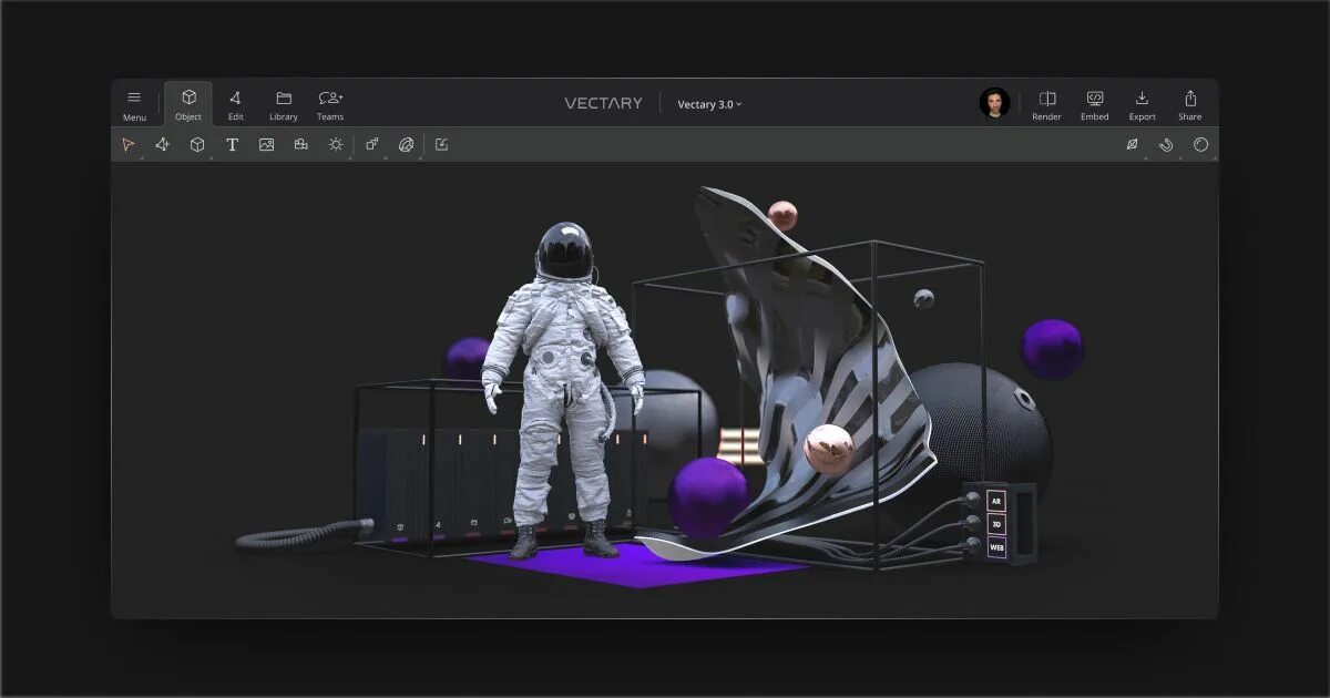 Дизайны сайтов 3d