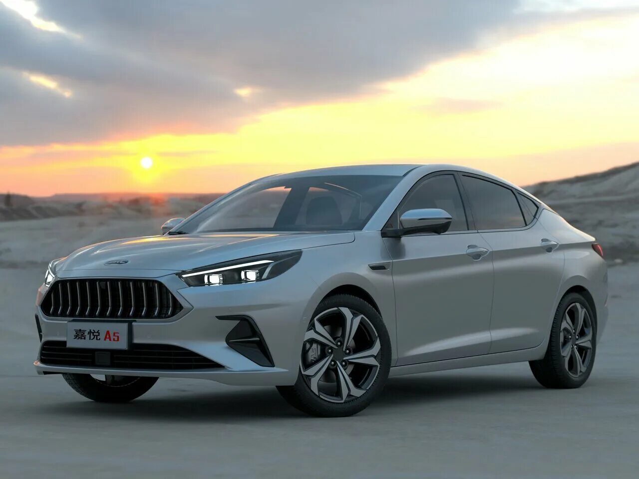 Современный седан JAC J7
