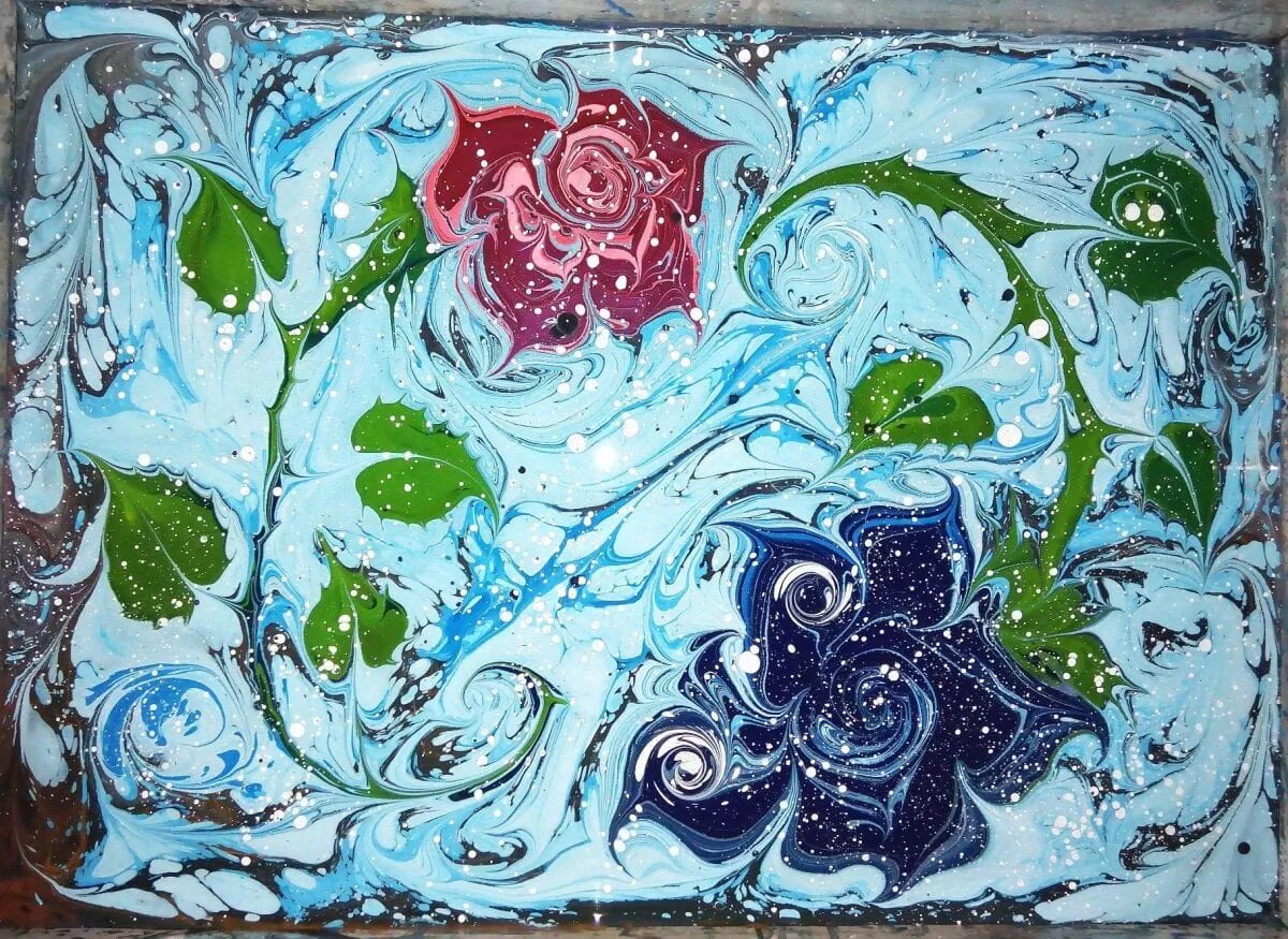 Картина водяными красками