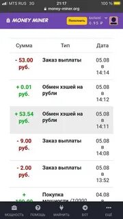 Как вывести деньги с майнера