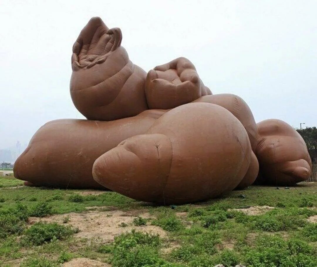 Пол Маккарти скульптор. Самая большая какашка в мире. В виде громадного