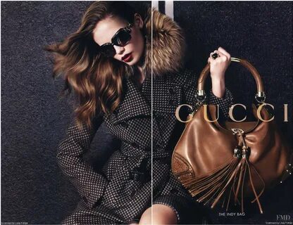 Natasha Poly featured in the Gucci advertisement for AutumnWinter 2007 