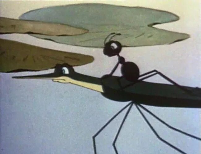 Какие насекомые помогали муравьишке добраться домой. Муравьишка-хвастунишка (1961) 🐜.