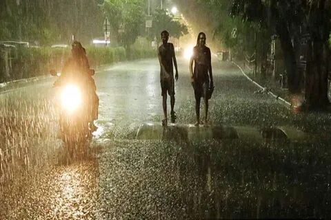 Heavy rain weather