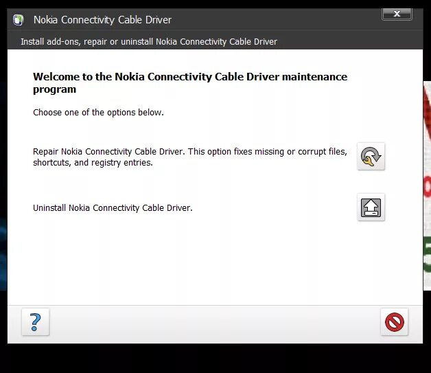 Nokia Connectivity Cable Driver. Connectivity Adapter Cable Driver Utilities. Please install the latest version