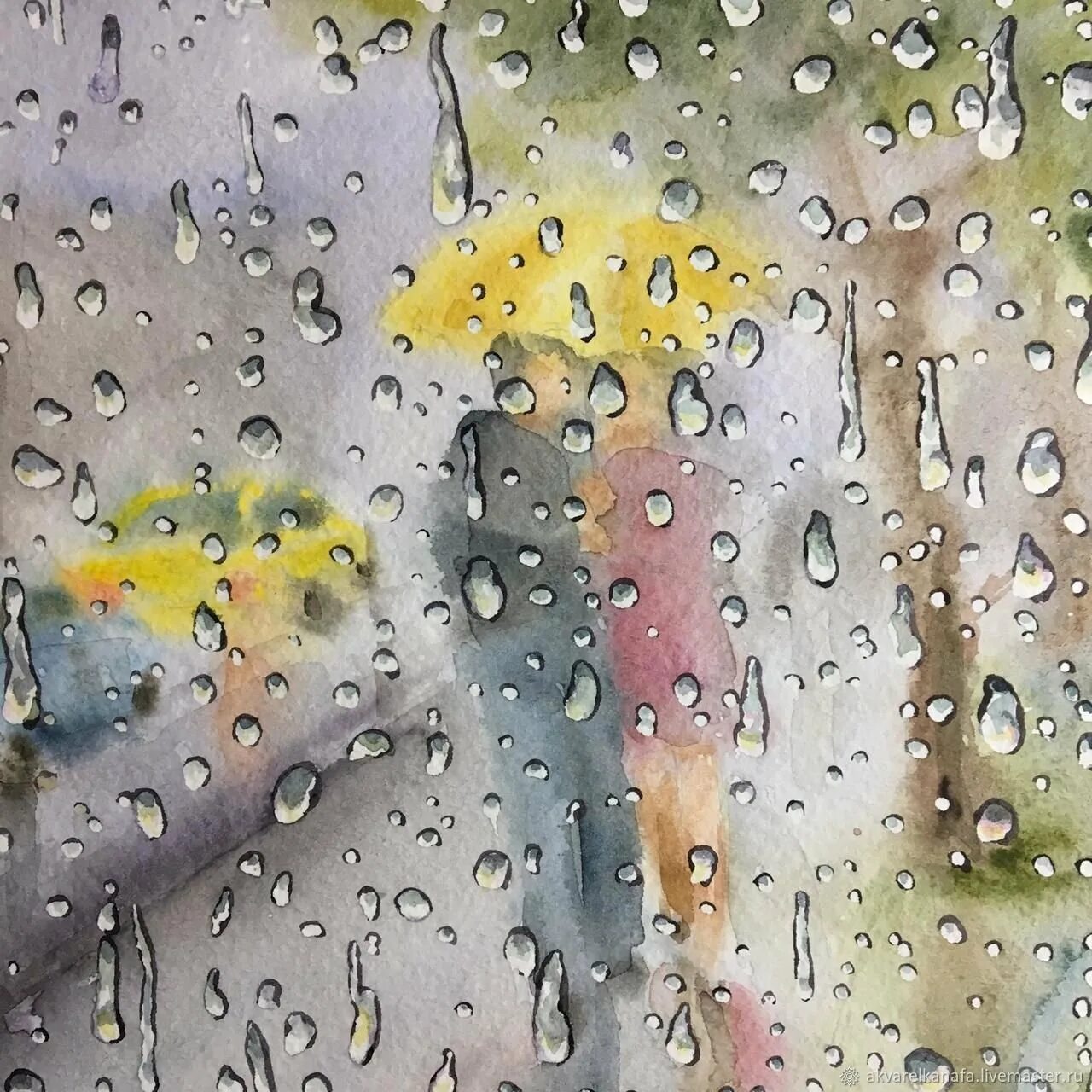 Рисунок шум дождя. Фрэнсис маккрори картины дождя. дождь рисунок. дождь акварелью. капли на стекле акварелью.
