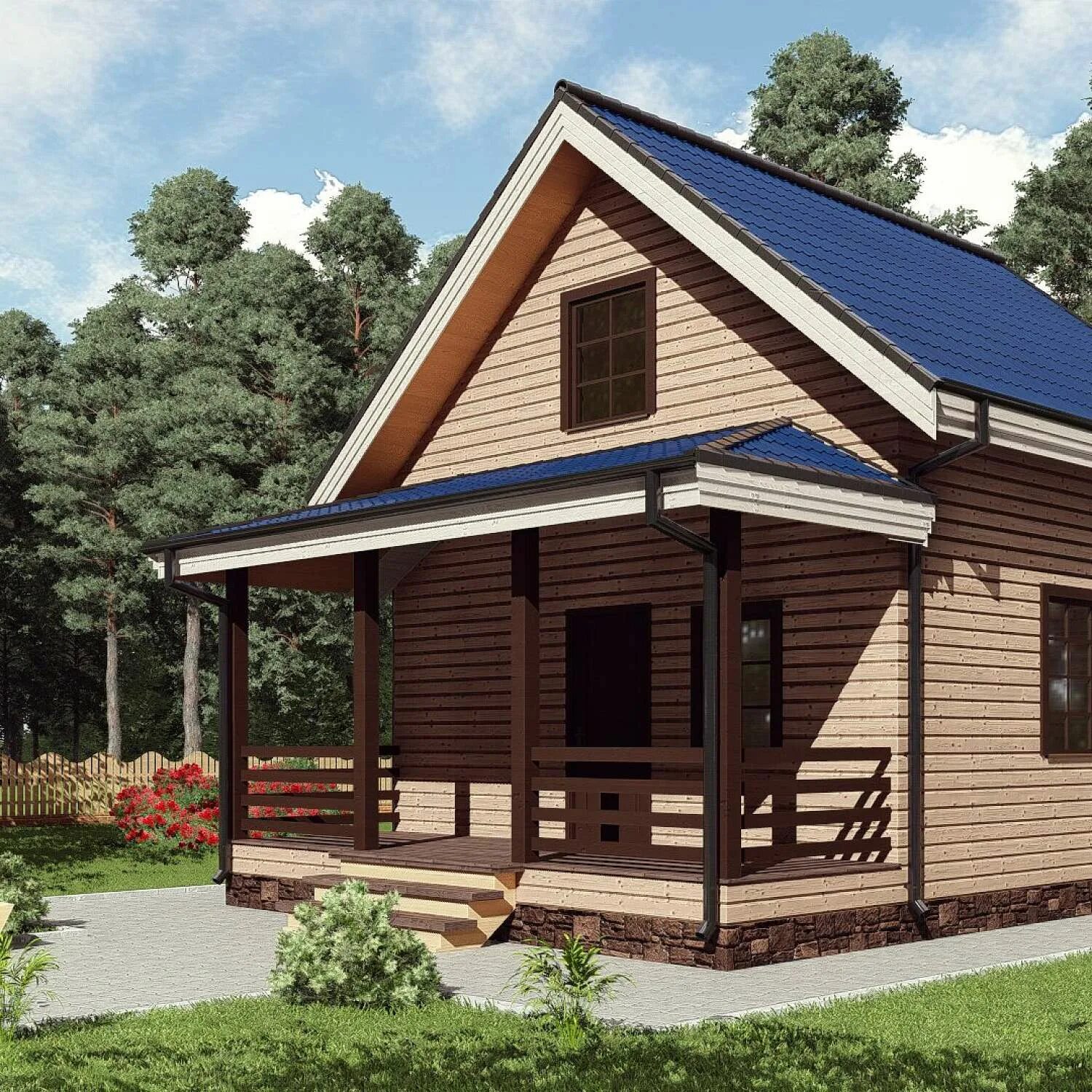 Дом-баня из бруса 6х8 с мансардой и верандой. Баня из бревна 8х8. Двухэтажная баня из оцилиндрованного бревна. Терраса к дому из оцб. Баня двухэтажная с террасой.