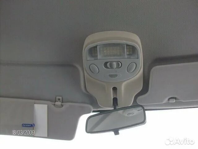 Replacement of ceiling lamps for interior lighting Chevrolet Niva