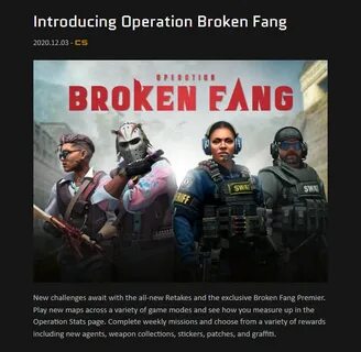 Broke fang