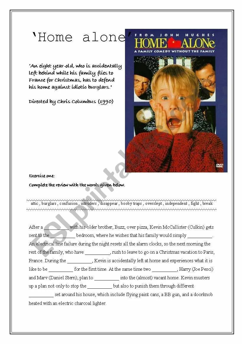 Home alone tasks. Home alone english задания. Задания к фильму home alone на английском. Home alone english задания. Home alone задания к фильму на английском языке.