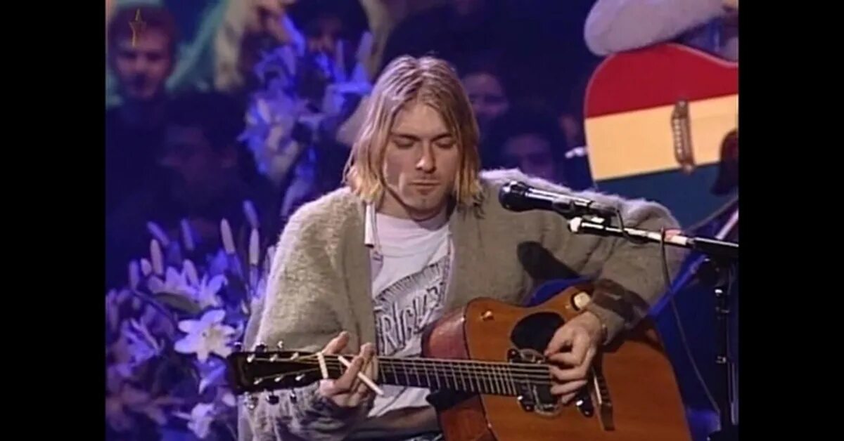 Nirvana unplugged in new. МТВ анплаггед Нирвана. Nirvana Live MTV 1994. Nirvana MTV Unplugged in New York 1994. Нирвана концерт 1994.