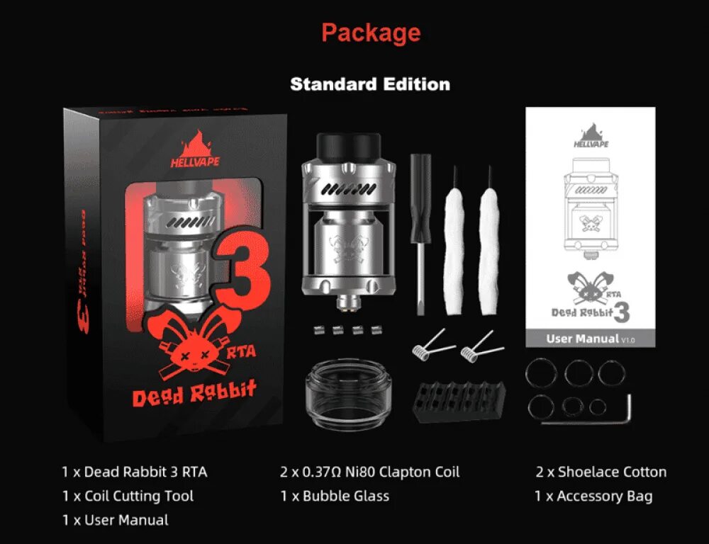 Dead rabbit rta. Бак hellvape dead rabbit v3. бак hellvape dead rabbit v3 rta. бак dead rabbit 3 rta. dead rabbit v3 rta matte black.