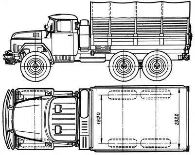 Зил 131 чертеж