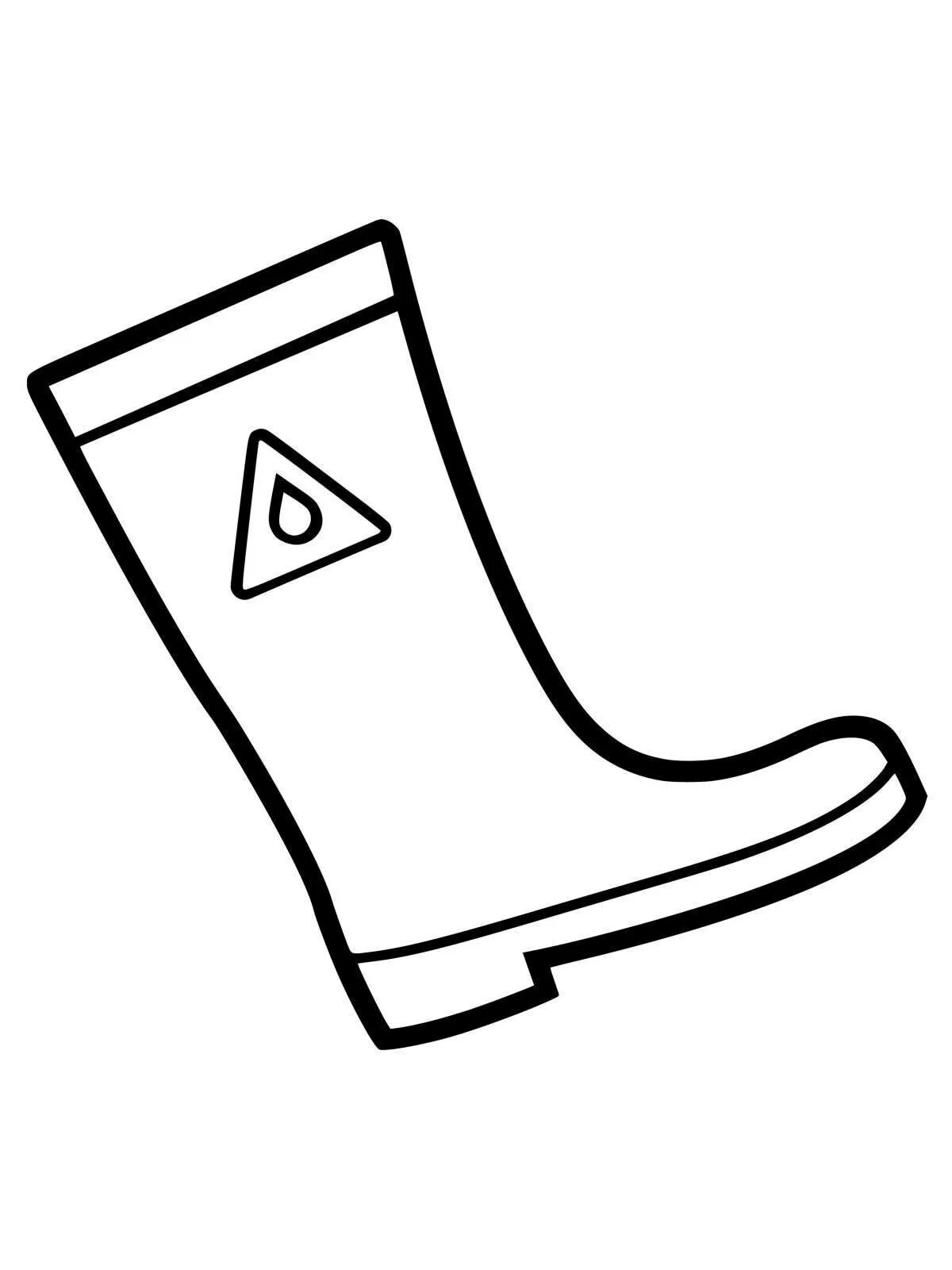 Резиновый рисунок. Сапог трафарет. Раскраска сапоги резиновые для детей. Сапоги раскраска. Резиновые сапоги трафарет.