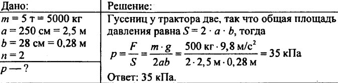 Трактор массой 5 тонн стоит на дороге. Трактор массой 5т стоит на дороге.соприкасающаяся. Задачи по физики 7 класс давления единицы давления. Давление трактора на землю. Какое давление на почву оказывает гусеничный трактор