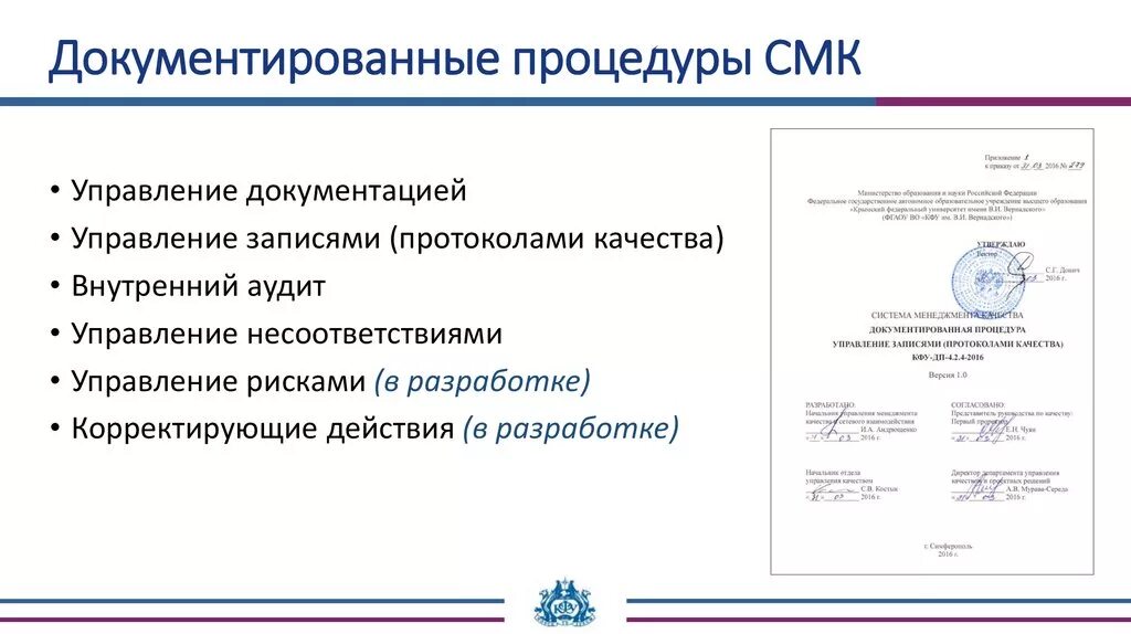 СМК система менеджмента качества протокол. Документированные процедуры СМК. Документированная процедура управление документацией. Документирование системы менеджмента качества. Лист смк