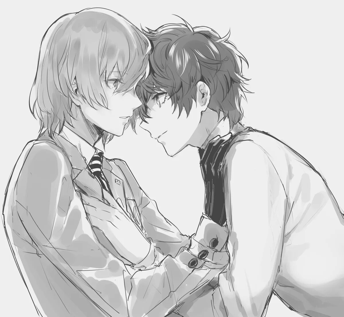 Мэш яой. Persona 5 Akechi. Goro Akechi. Манга яой персона 5.