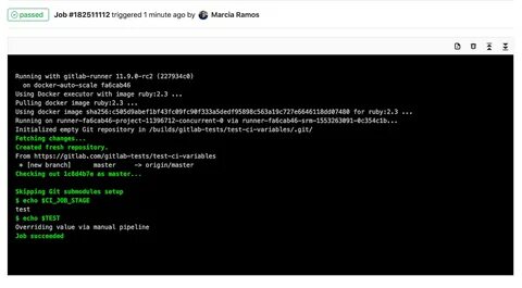 Gitlab predefined variables