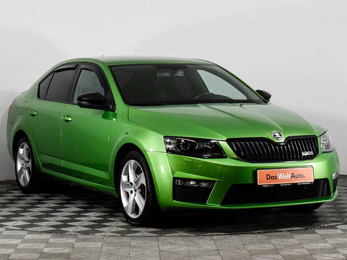 Купить шкоду октавию в уфе. Skoda Octavia 2014. Skoda Octavia RS 2014. Skoda Octavia RS Green 2014.