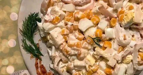Рецепты салатов с консервированными кальмарами вкусные