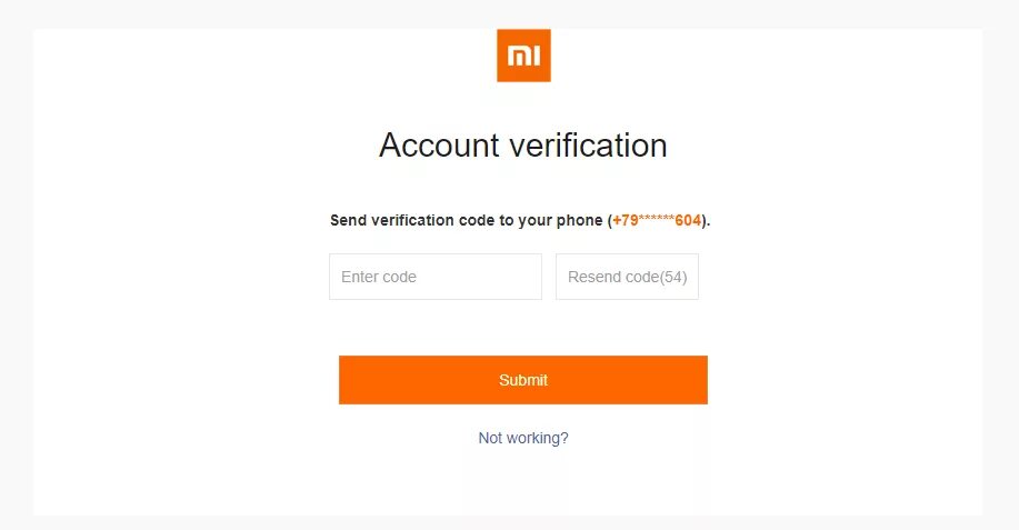 Password mi