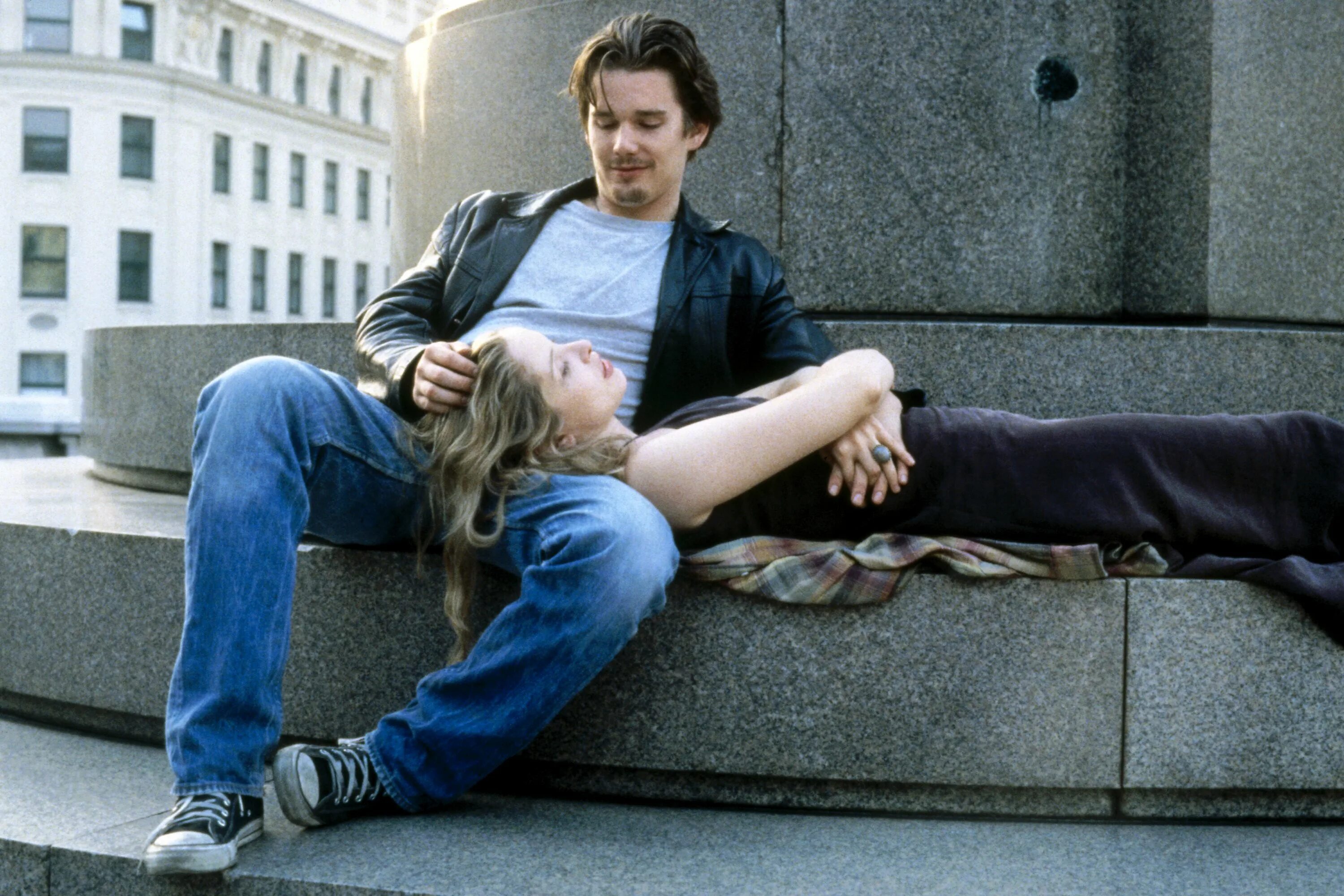 Before Sunrise 1995. Итан Хоук перед рассветом.