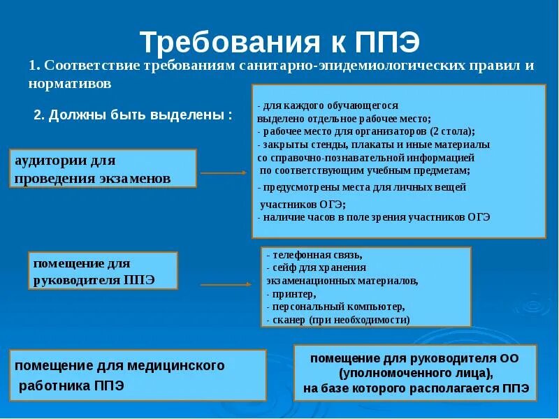 Требования к ппэ