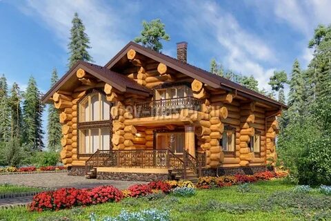 Рубленные дома из бревна