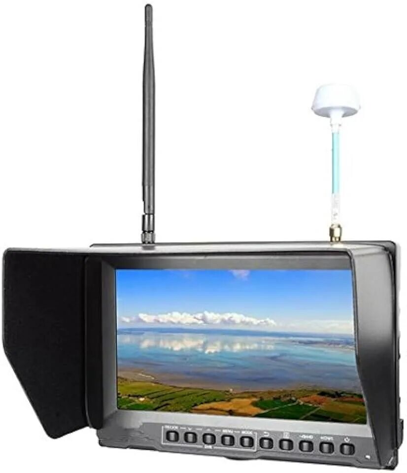 Монитор sologood 5.8 g fpv с dvr. Монитор fpv, 5,8 ггц. фпв монитор. экран для fpv. монитор для fpv складывающийся.