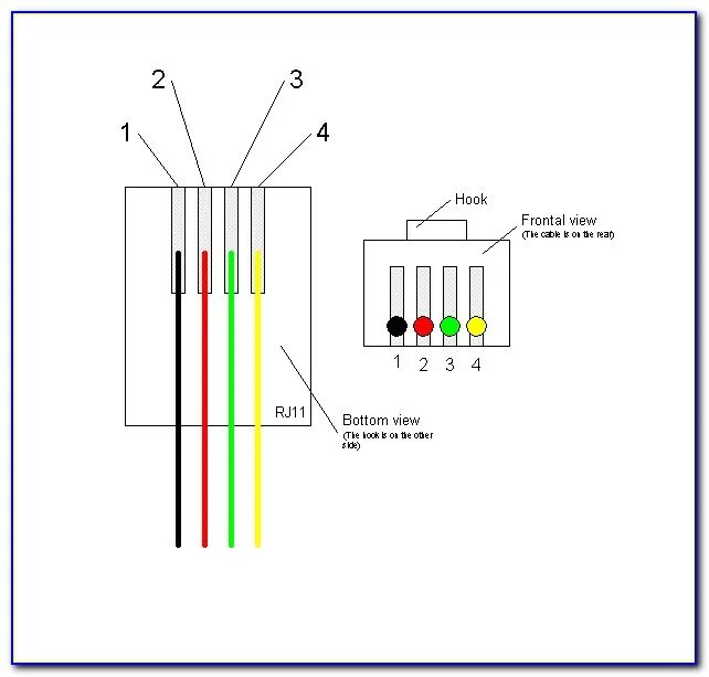 Разъемы подключения телефона. Rj11 коннектор распиновка. Телефонный разъем RJ-11 распиновка. Телефонный кабель rj45 на rj11 распиновка. Телефонный кабель 4 жилы распиновка разъема.