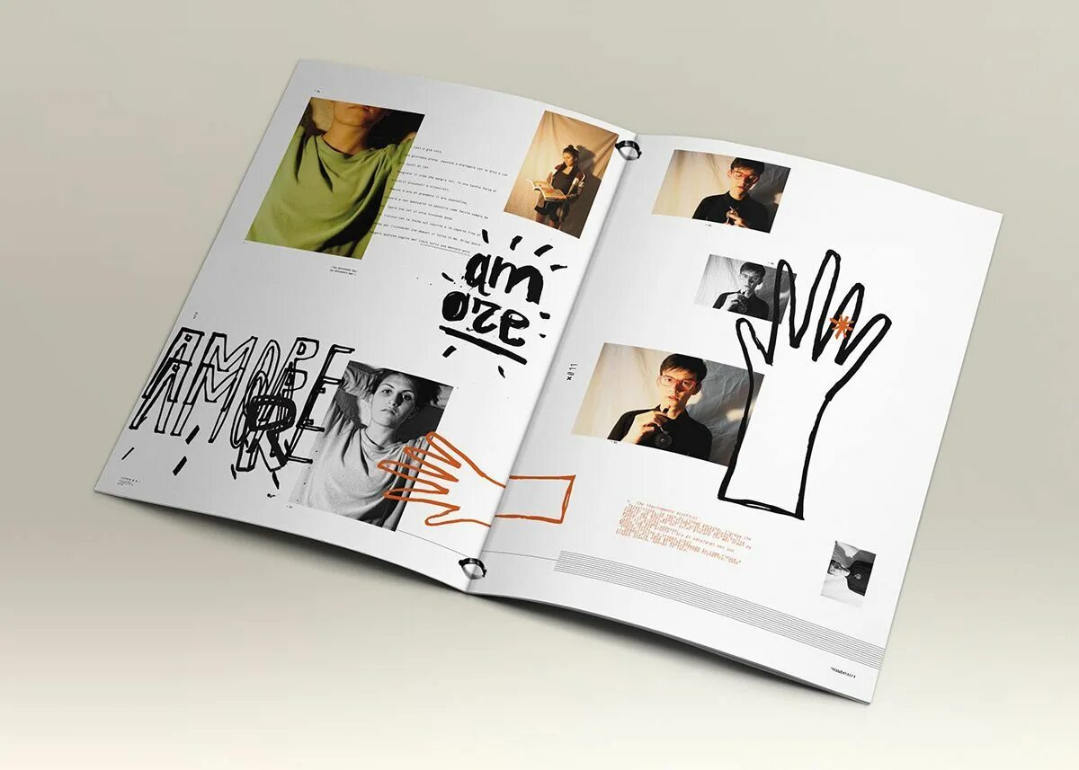 En page