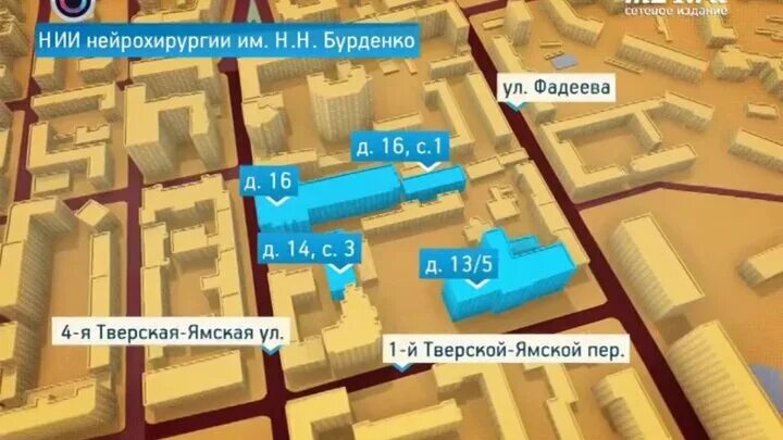 Реконструкция института нейрохирургии имени Бурденко Москва 24, 25.10.2016