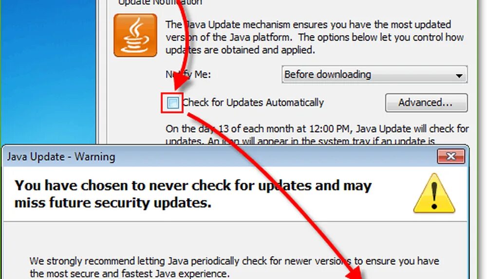 Update check 3. Отключение автообновления java. ошибка отключения java. как удалить jusched. java update available.