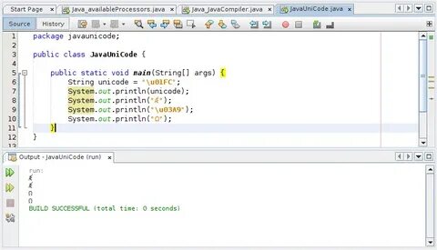Java utf