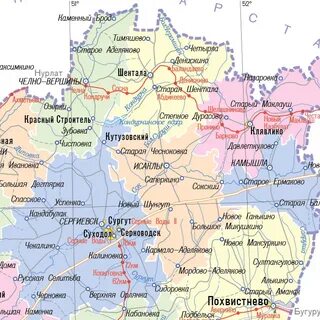 Нурлат на карте