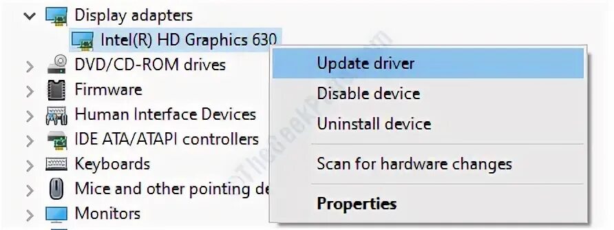 Video scheduler internal. Display Adapter перевод.