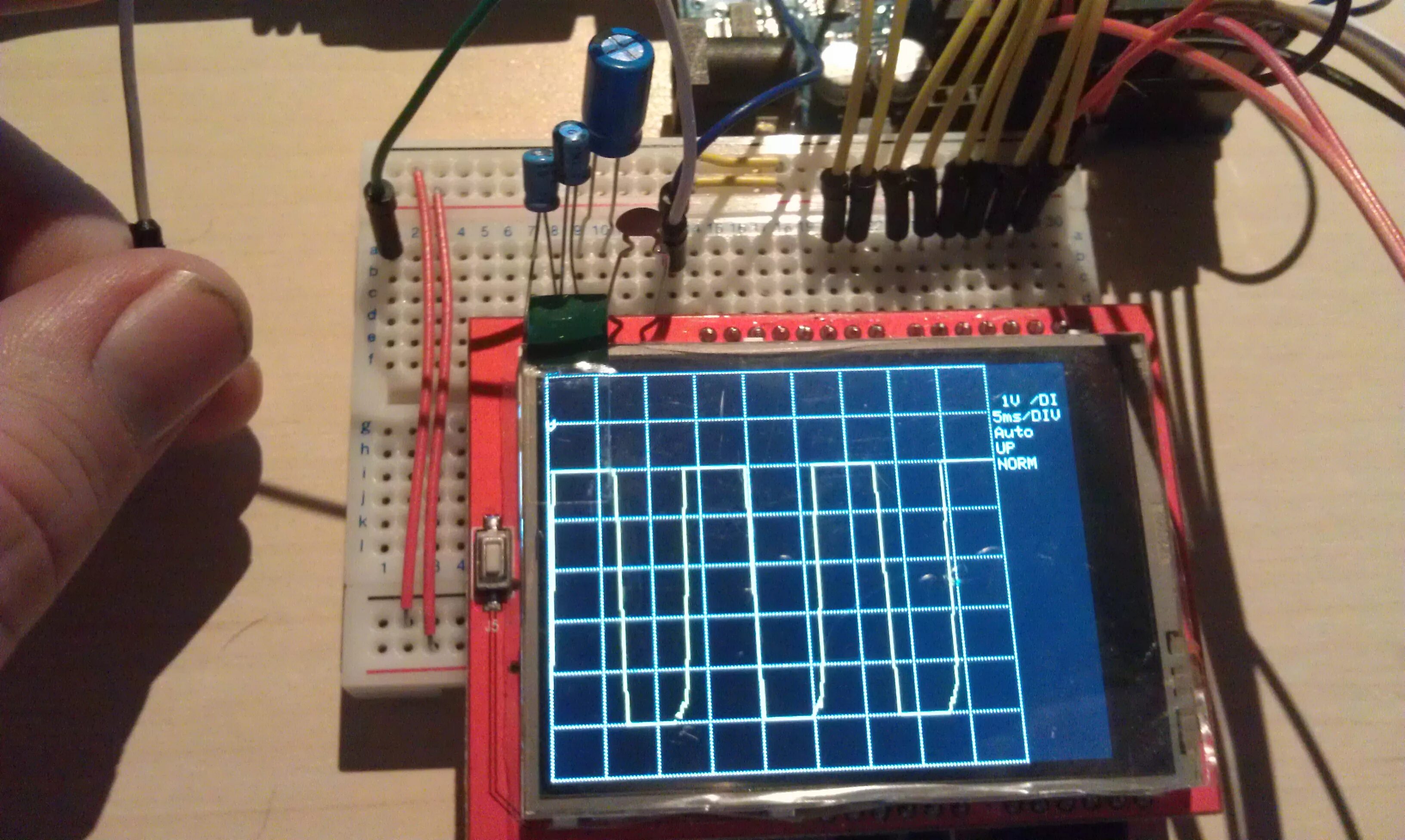 Tft led дисплей. Осциллограф arduino uno tft 2.4.