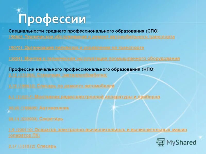 Список специальностей спо. Профессии и специальности спо. профессии среднего профессионального образования. профессии среднепрофесионального образования. среднее профессиональное образование специальности.