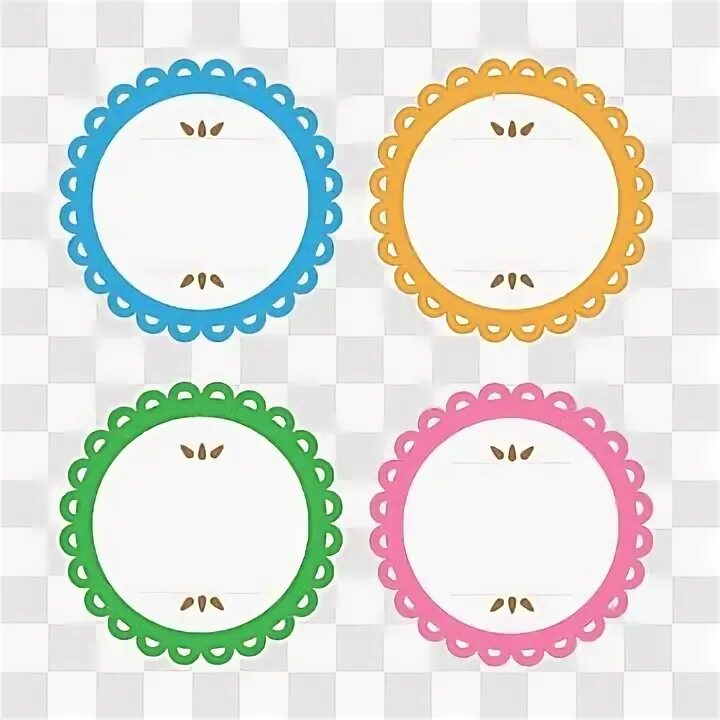 Label border. Label border