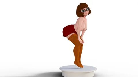 STL file VELMA SCOOBY-DOO PIN UP 🧷-3D printable design to download・Cults