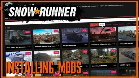 Snowrunner mod installer