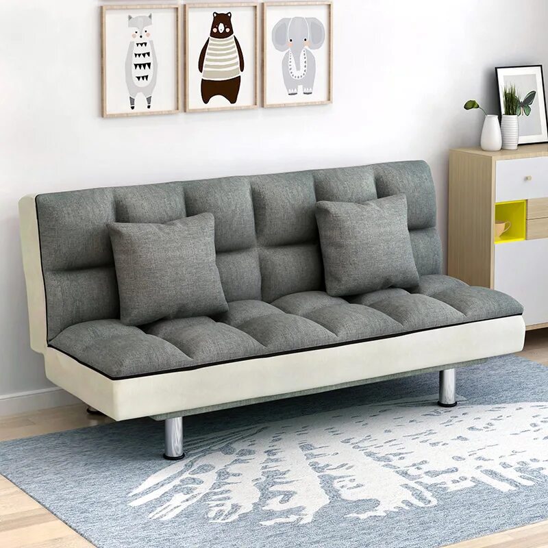 Диван раскладной фото цена. Раскладной диван Sofa Bed серого цвета IMR-613087. Диван Sofa Bed. Диван маленький раскладной. Маленький диван кровать.