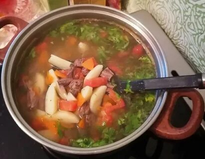Рецепт вкусной шурпы из свинины