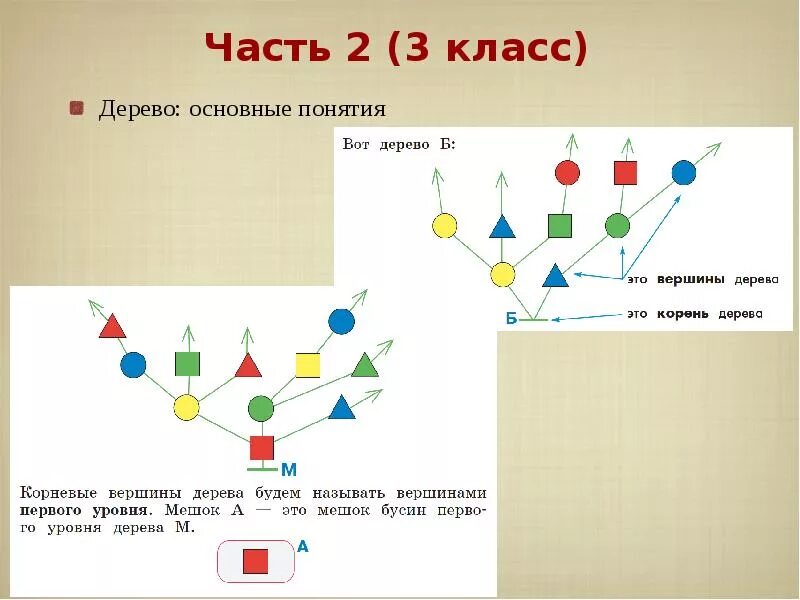 Что такое основное дерево. Мешок бусин информатика. дерево по информатике. дерево бусин б информатика. информатики 3 класс дерево вершины.