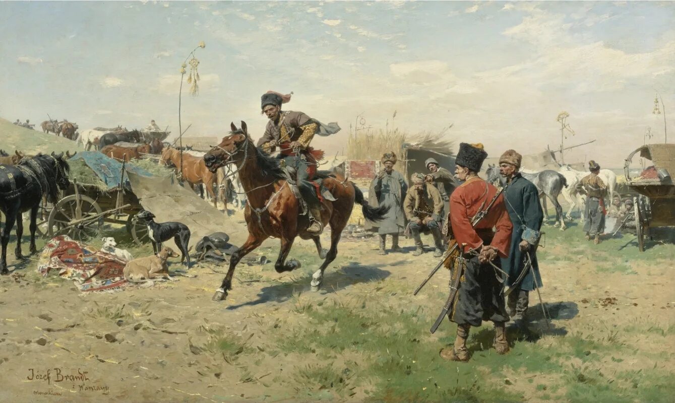 Запорожские казаки история. Запорожские казаки юзеф брандт. брандт юзеф józef brandt (1841-1915). запорожские казаки картины юзеф брандт. художник йозеф брандт.