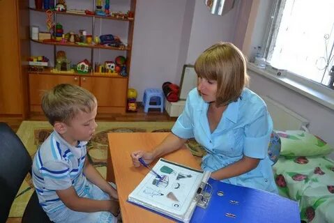 Обследование детей логопедом