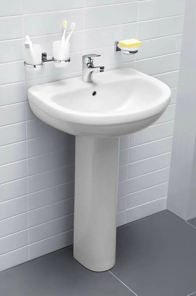 2. Умывальник вест бел 56 (под вест). Пьедестал для смесителя. Раковина бореаль 60 сантек. , с пьедесталом/воротынск.